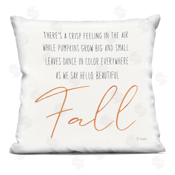 stupell industries Soulspeak & Sawdust | Hello Beautiful Fall Autumn Phrase Printed Throw Pillow
