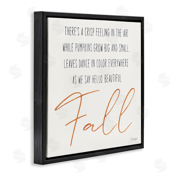 Stupell Industries Soulspeak & Sawdust | Hello Beautiful Fall Uplifting Rhyme Wall Art