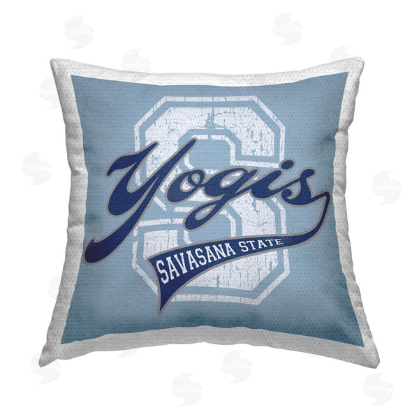 Stupell Industries Spirit Animals/Life Is High | Savasana State Yogis Printed Throw Pillow