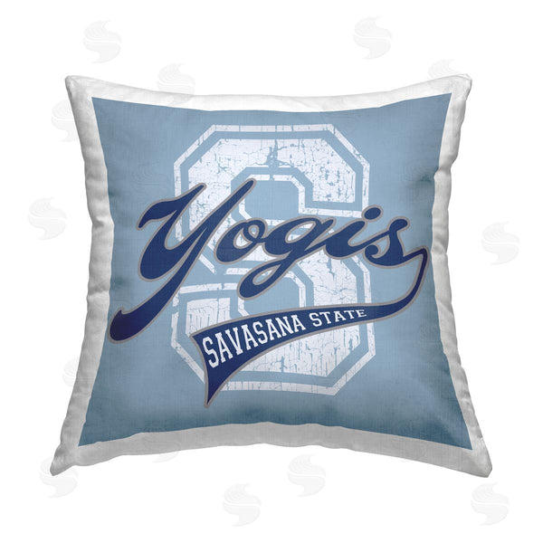stupell industries Spirit Animals/Life Is High | Savasana State Yogis Printed Throw Pillow