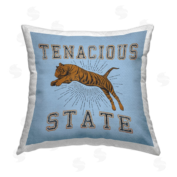 Stupell Industries Spirit Animals/Life Is High | Tenacious Tiger State Printed Throw Pillow