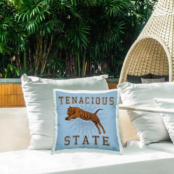 Stupell Industries Spirit Animals/Life Is High | Tenacious Tiger State Printed Throw Pillow