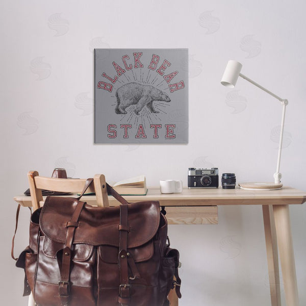 Stupell Industries Spirit Animals/Life Is High | Vintage Black Bear State Wall Art