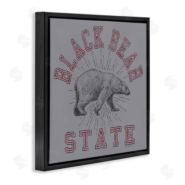Stupell Industries Spirit Animals/Life Is High | Vintage Black Bear State Wall Art