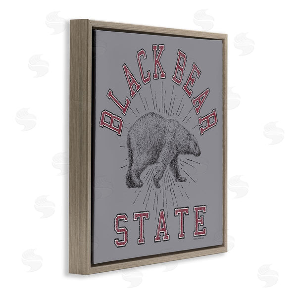 Stupell Industries Spirit Animals/Life Is High | Vintage Black Bear State Wall Art