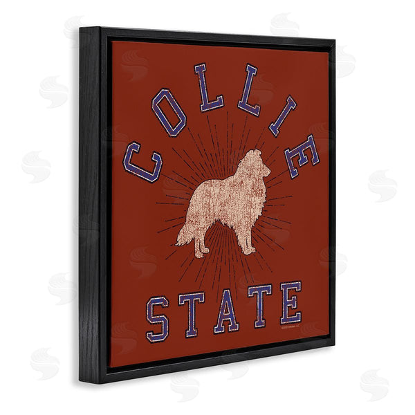 Stupell Industries Spirit Animals/Life Is High | Vintage Collie State Wall Art