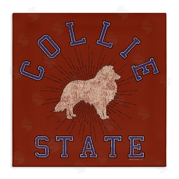 stupell industries Spirit Animals/Life Is High | Vintage Collie State Wall Art