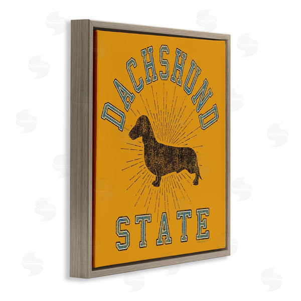 Stupell Industries Spirit Animals/Life Is High | Vintage Dachshund State Wall Art