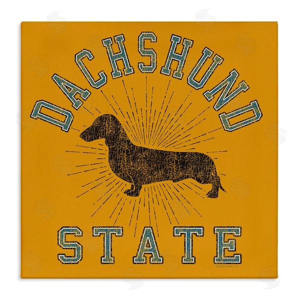 stupell industries Spirit Animals/Life Is High | Vintage Dachshund State Wall Art