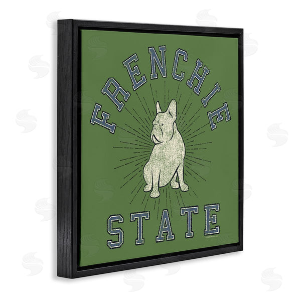 Stupell Industries Spirit Animals/Life Is High | Vintage Frenchie State Wall Art