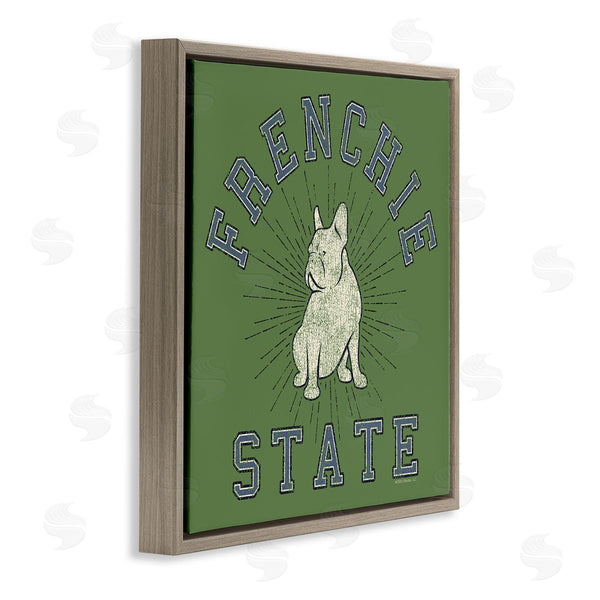 Stupell Industries Spirit Animals/Life Is High | Vintage Frenchie State Wall Art