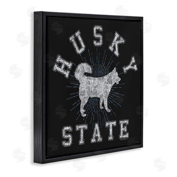 Stupell Industries Spirit Animals/Life Is High | Vintage Husky State Wall Art