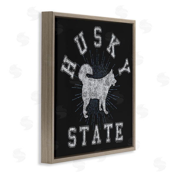 Stupell Industries Spirit Animals/Life Is High | Vintage Husky State Wall Art