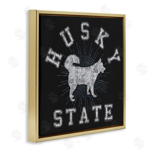 Stupell Industries Spirit Animals/Life Is High | Vintage Husky State Wall Art