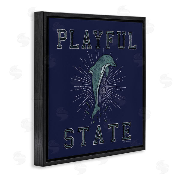 Stupell Industries Spirit Animals | Playful State Dolphin Wall Art