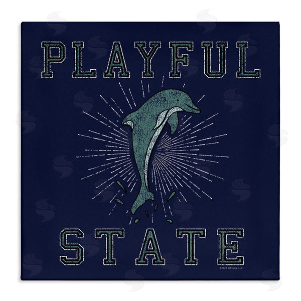 stupell industries Spirit Animals | Playful State Dolphin Wall Art