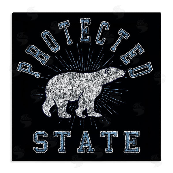 stupell industries Spirit Animals | Polar Bear Protected State Wall Art