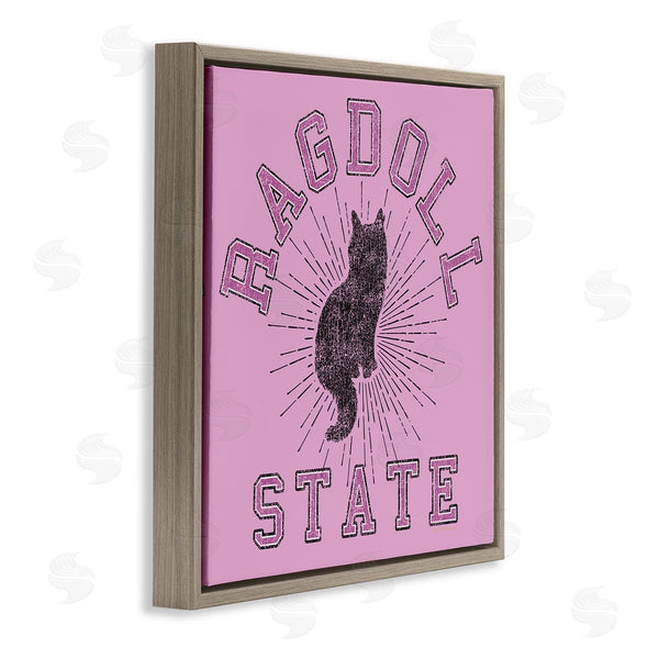 Stupell Industries Spirit Animals | Ragdoll Cat State Wall Art