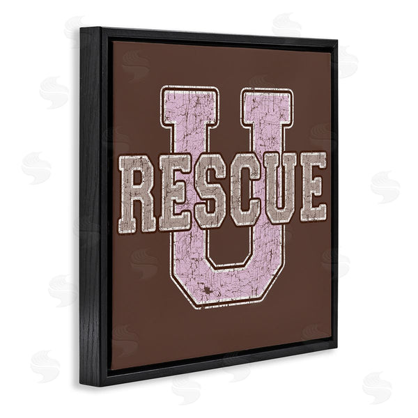 Stupell Industries Spirit Animals | Rescue U Vintage College Wall Art