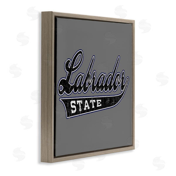 Stupell Industries Spirit Animals | Varsity Labrador State College Wall Art