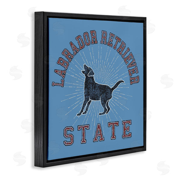 Stupell Industries Spirit Animals | Varsity Labrador State Wall Art