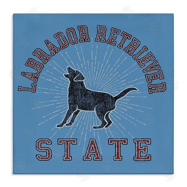 stupell industries Spirit Animals | Varsity Labrador State Wall Art