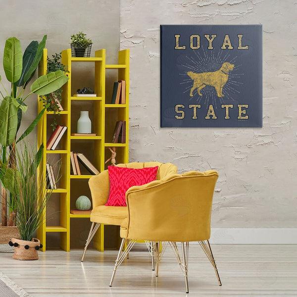 Stupell Industries Spirit Animals | Varsity Loyal State Wall Art
