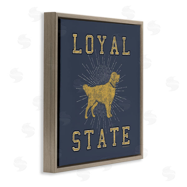 Stupell Industries Spirit Animals | Varsity Loyal State Wall Art