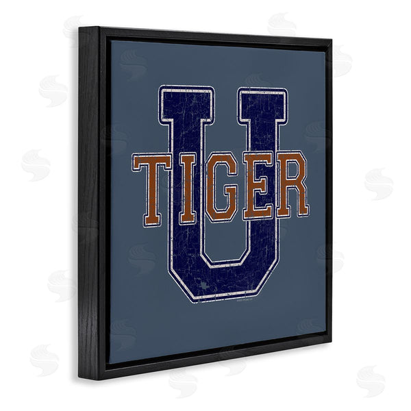Stupell Industries Spirit Animals | Varsity Tiger U Vintage Wall Art