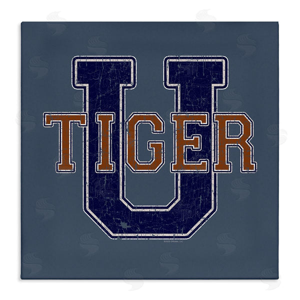 stupell industries Spirit Animals | Varsity Tiger U Vintage Wall Art