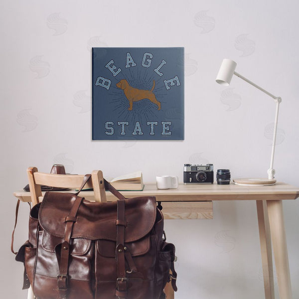 Stupell Industries Spirit Animals | Vintage Beagle State Wall Art