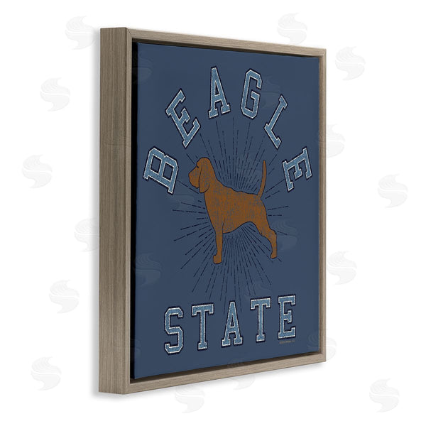 Stupell Industries Spirit Animals | Vintage Beagle State Wall Art