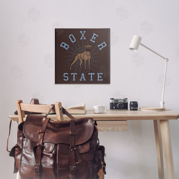Stupell Industries Spirit Animals | Vintage Boxer State Wall Art