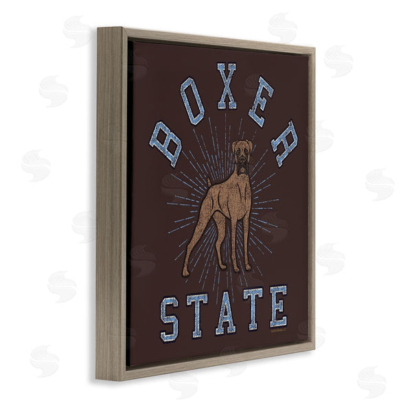 Stupell Industries Spirit Animals | Vintage Boxer State Wall Art