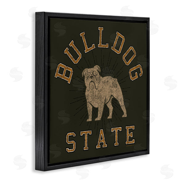 Stupell Industries Spirit Animals | Vintage Bulldog State Wall Art