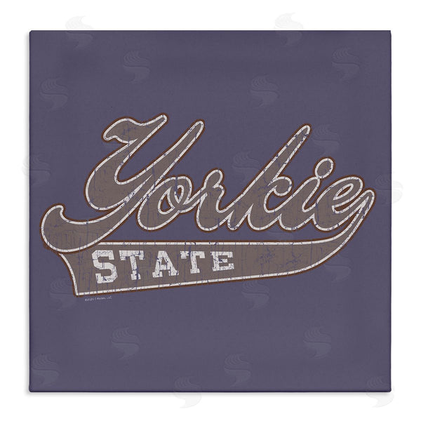 stupell industries Spirit Animals | Vintage College Yorkie State Wall Art