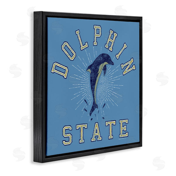Stupell Industries Spirit Animals | Vintage Dolphin State Wall Art