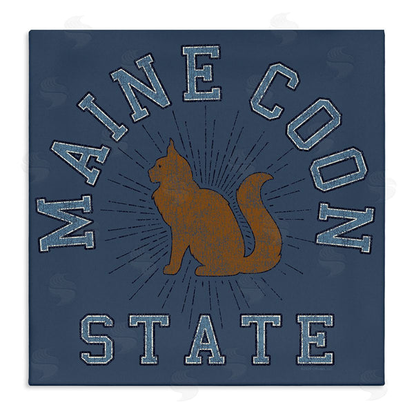 stupell industries Spirit Animals | Vintage Maine Coon State Wall Art