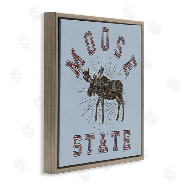 Stupell Industries Spirit Animals | Vintage Moose State Wall Art