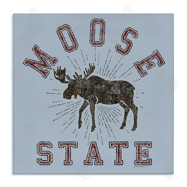 stupell industries Spirit Animals | Vintage Moose State Wall Art