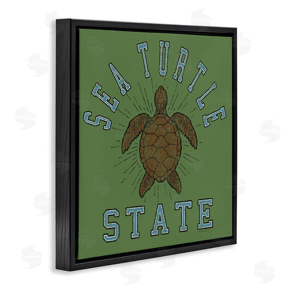 Stupell Industries Spirit Animals | Vintage Sea Turtle State Wall Art