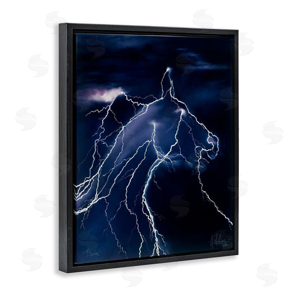 Stupell Industries Spirit Horse | Horse Face In Lighting Storm Wall Art