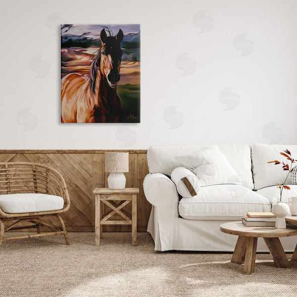 Stupell Industries Spirit Horse | Horse Landscape Painting Wall Art