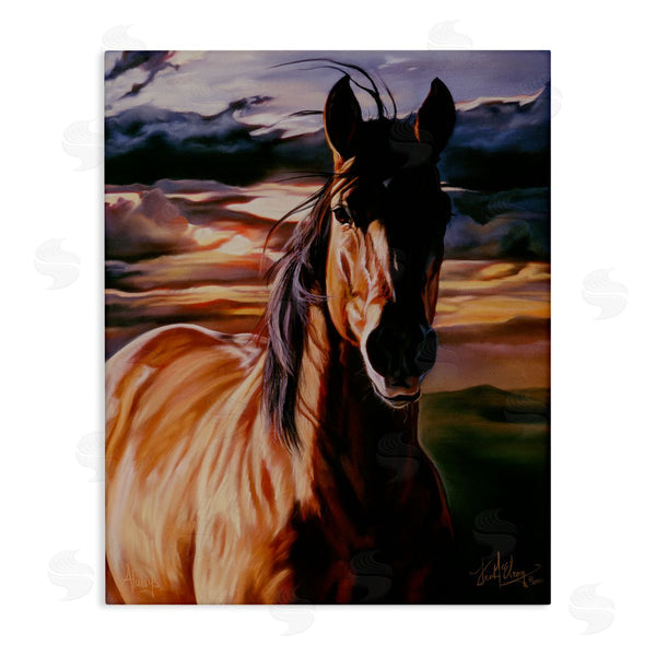 stupell industries Spirit Horse | Horse Landscape Painting Wall Art