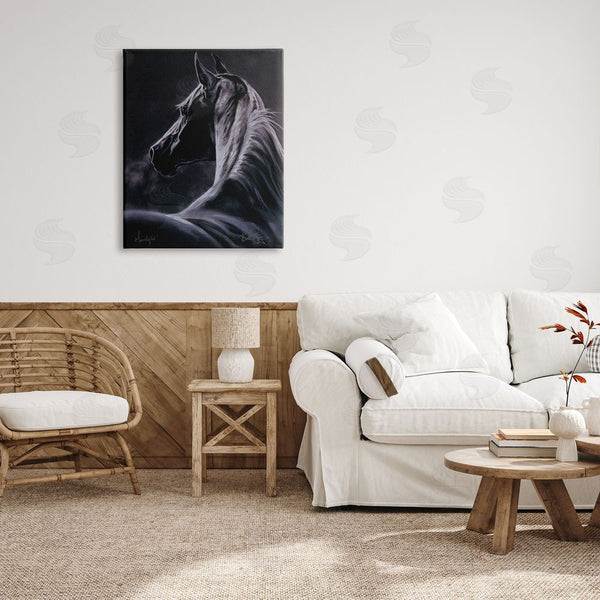 Stupell Industries Spirit Horse | Moonlit Horse Portrait Wall Art