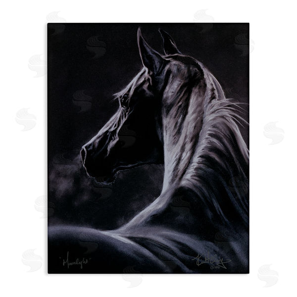 stupell industries Spirit Horse | Moonlit Horse Portrait Wall Art