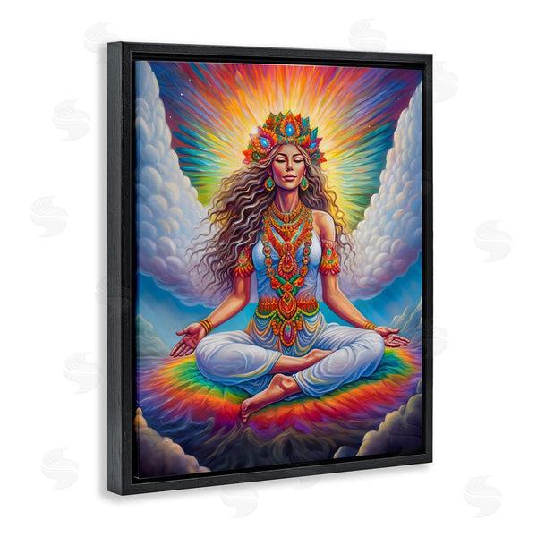 Stupell Industries Spirit Of The Rainbow | Meditation Among Clouds Wall Art