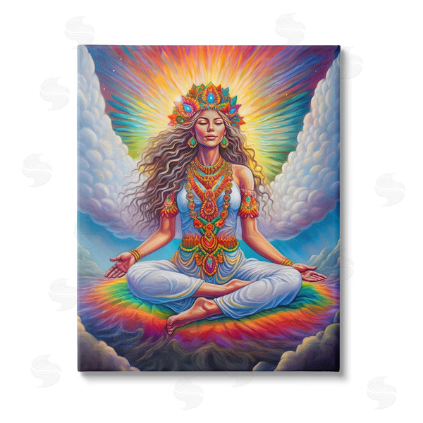 stupell industries Spirit of the Rainbow | Meditation Among Clouds Wall Art