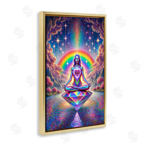 Stupell Industries Spirit Of The Rainbow | Spiritual Enlightenment Meditation