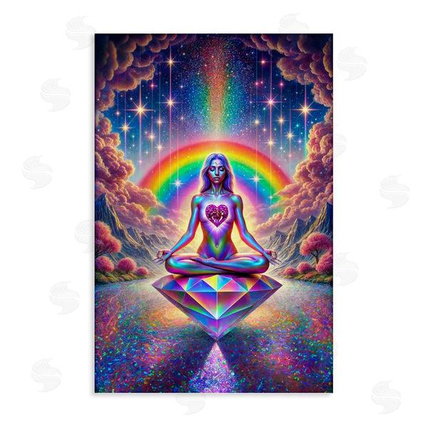stupell industries Spirit of the Rainbow | Spiritual Enlightenment Meditation